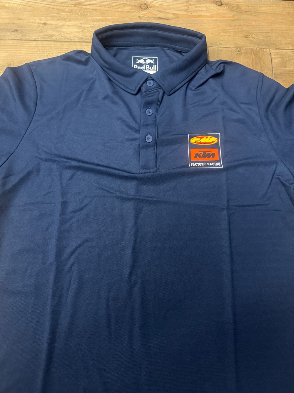 KTM FACTORY RACING POLO Shirt with Patch Logo - NEW size XL